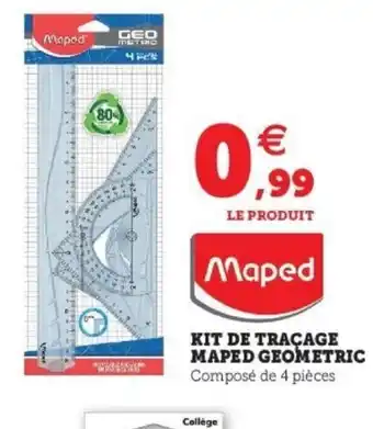 Super U Kit de Traçage Maped Geometric offre