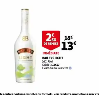 Auchan Baileys light offre