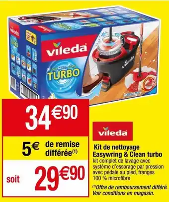 Kit de nettoyage easywring & clean turbo