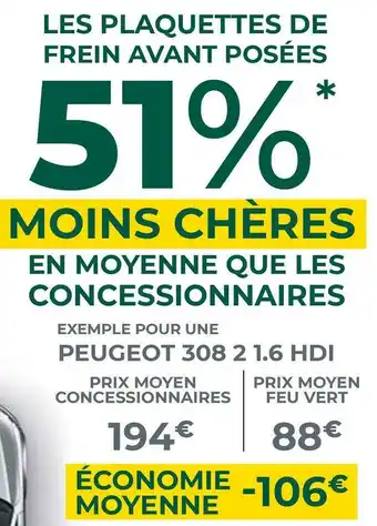 BON PLAN SUR LES PLAQUETTES DE FREIN AVANT POSÉES
