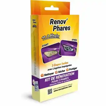 Feu Vert LINGETTES RENOV PHARES offre