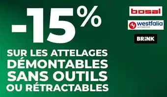 Bon plan sur les attelages démontables sans outils ou rétractables