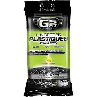 35 LINGETTES PLASTIQUES GS27 CLASSICS