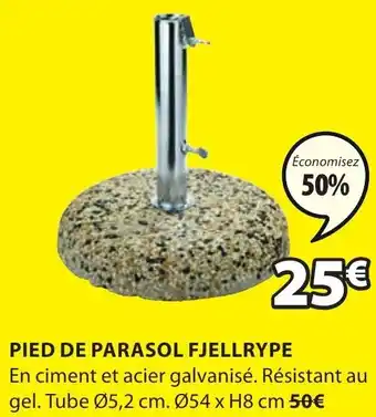 JYSK Pied de parasol fjellrype offre