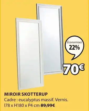 JYSK Miroir skotterup offre