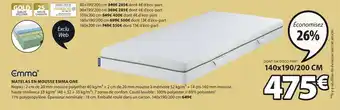 JYSK EMMA matelas en mousse emma one offre