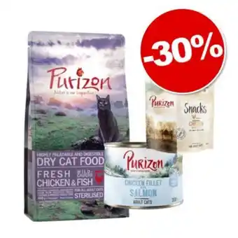 Offre d'essai purizon sans céréales pour chat : 30 % de remise !
