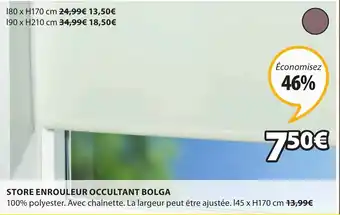 JYSK Store enrouleur occultant bolga offre