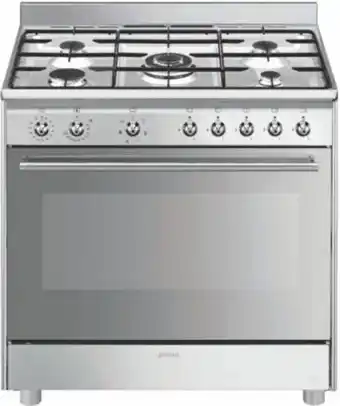 Boulanger Piano de cuisson gaz smeg sx91gm offre