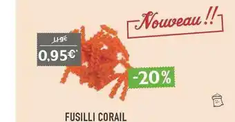 Naturalia Fusilli Corail offre