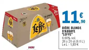Bière Blonde D'Abbaye Leffe
