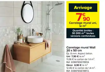 Castorama Carrelage mural Wall offre