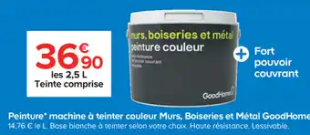 Castorama Peinture machine a teinter couleur Murs offre