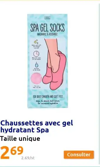 Action Chaussettes Avec Gel Hydratant Spa offre