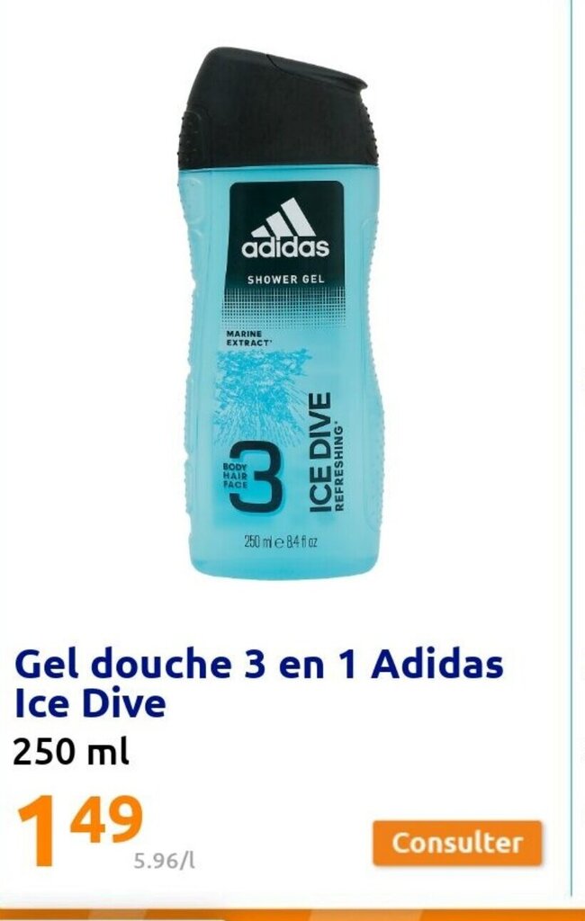 Adidas ice dive shower gel kruidvat sale