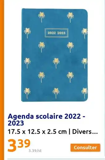 Action Agenda Scolaire 2022-2023 offre