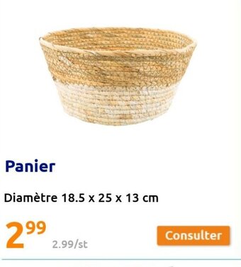 Action Panier offre