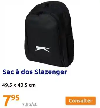 Action Sac à Dos Slazenger offre
