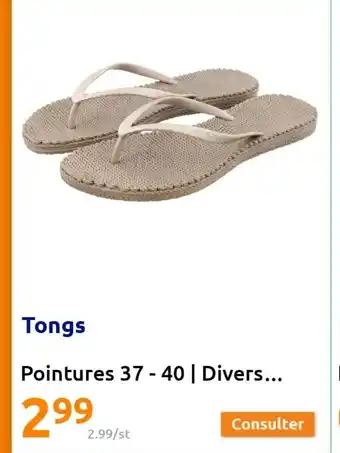 Action Tongs offre