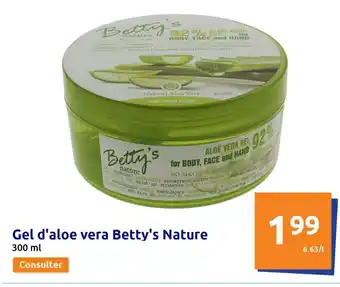 Gel d'Aloe Vera Betty's Nature 300ml