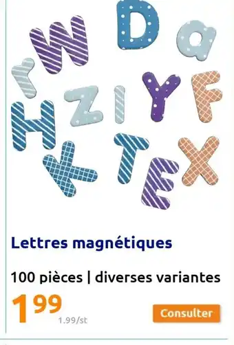 Lettres Magnétiques 100 Pièces