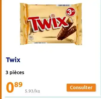 Action Twix 3 Pièces offre