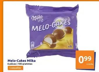Action Melo-Cakes Milka 6 Pièces offre