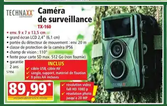 Norma Caméra de Surveillance offre
