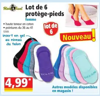 Norma Lot de 6 Protège-Pieds offre