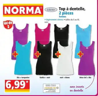 Norma Top à Dentelle 2 Pièces offre