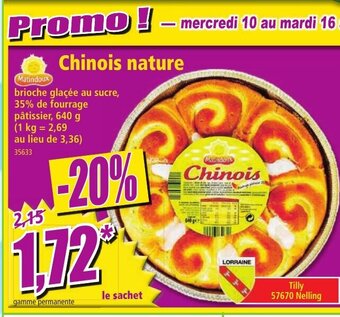 Norma Chinois Nature offre
