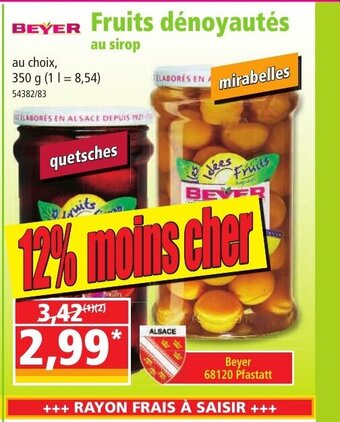 Norma Beyer Fruits Dénoyautés offre