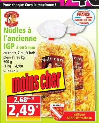 Norma Nüdles à l'Ancienne IGP offre