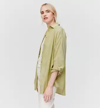 Promod Chemise oversize unie femme offre