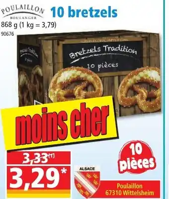 Norma Poulaillon 10 Bretzels offre