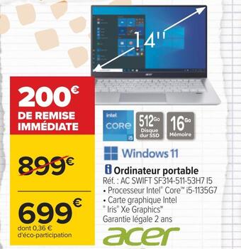 Acer ordinateur portable