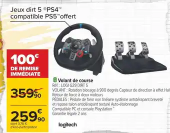 Logitech volant de course