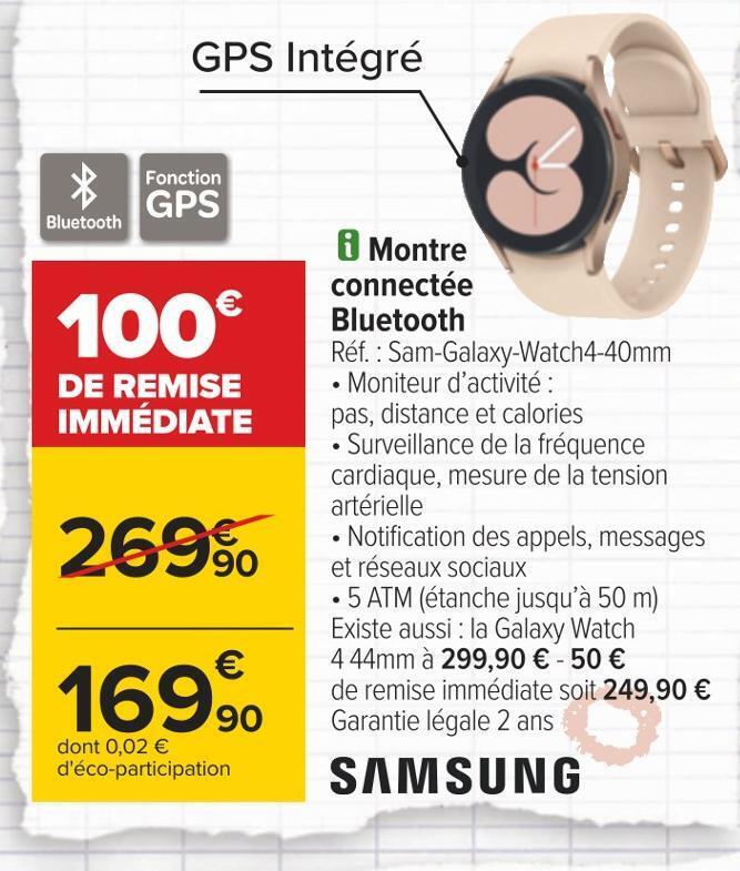 Carrefour montre best sale connectée samsung