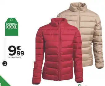 Carrefour Tex doudoune femme offre