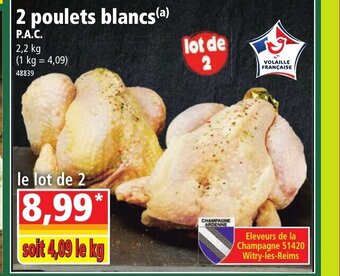 Norma 2 Poulets Blancs offre