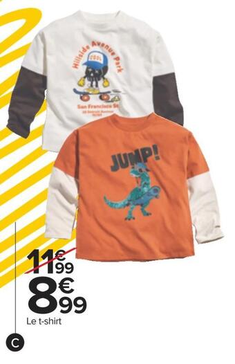 Carrefour Tex t-shirt garçon offre