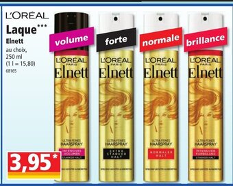 Norma l'Oréal Laque Elnett offre