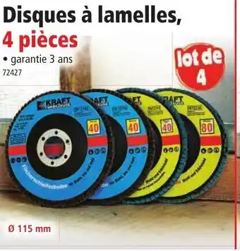 Norma Disques à Lamelles 4 pièces offre