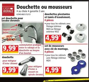 Norma Douchette Ou Mousseurs offre