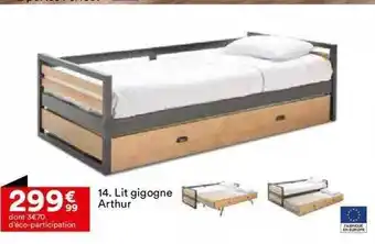 BUT 14. lit gigogne arthur offre