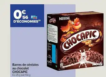 Carrefour Express Barres de céréales au chocolat chocapic offre