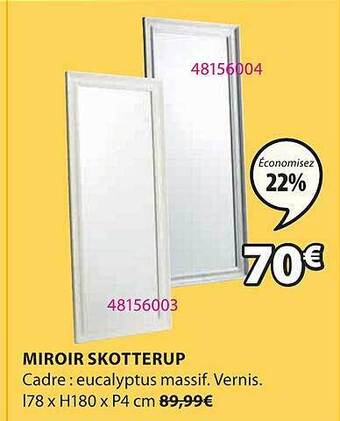 JYSK Miroir skotterup offre