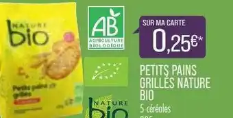 Match Petits pains grillés nature bio offre