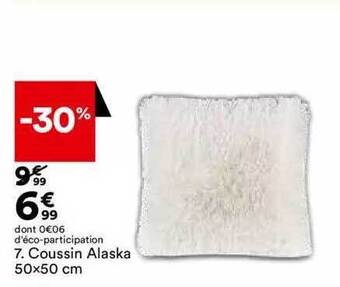 BUT Coussin alaska 50x50 cm offre