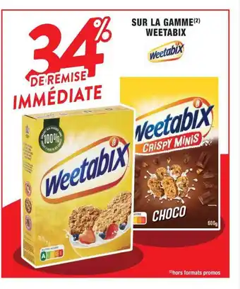Cora x Carrefour Sur la gamme weetabix offre